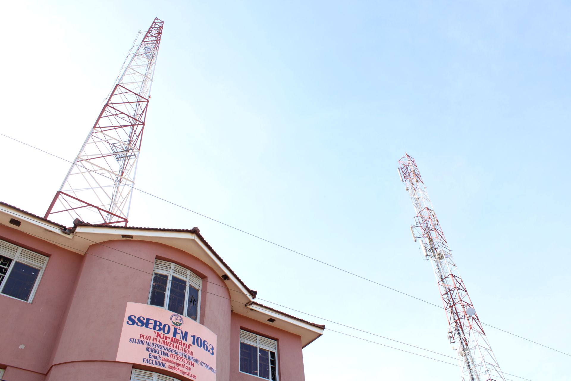 Ssebo FM on-air studio
